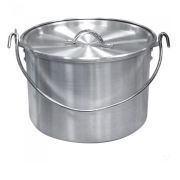 Котел TRC-057 с крышкой алюм 13 л Tramp