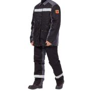 Костюм зимний сварщика Файмер серый/черный 56-58/182-188 КОС341 Эксперт