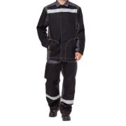 Костюм сварщика Файмер серый/черный 52-54/170-176 КОС410 Эксперт