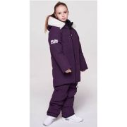 Куртка пуховая д/девочки TITANIA V2 9D05 фиолет Bask
