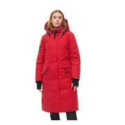Куртка жен зим HATANGA V4 9205 красный. пух Bask
